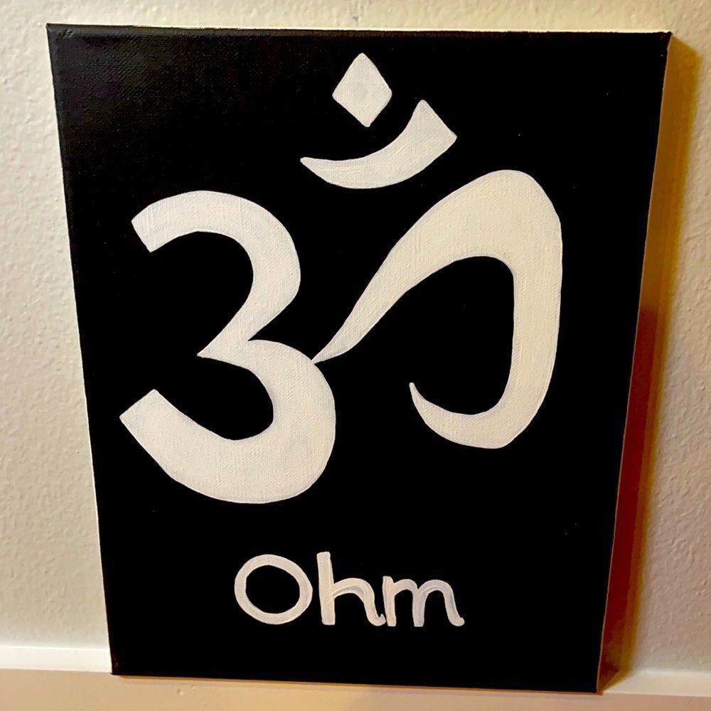 NEW! OHM Canvass Art